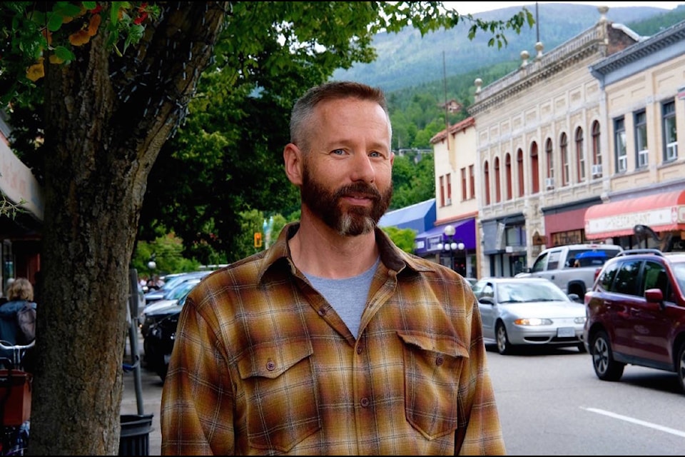 After being run over by a pick-up last week, Christoph Martens has surprisingly few injuries, considers himself lucky, and wants drivers to wake up. Photo: Bill Metcalfe