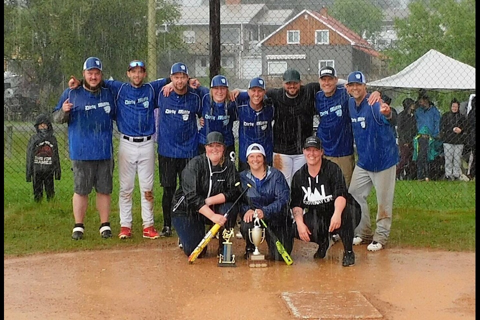 Dirty Mittz get bragging rights for the year as winners of the Marysville Daze softball tournament. Photos courtesy Gillian Bailey