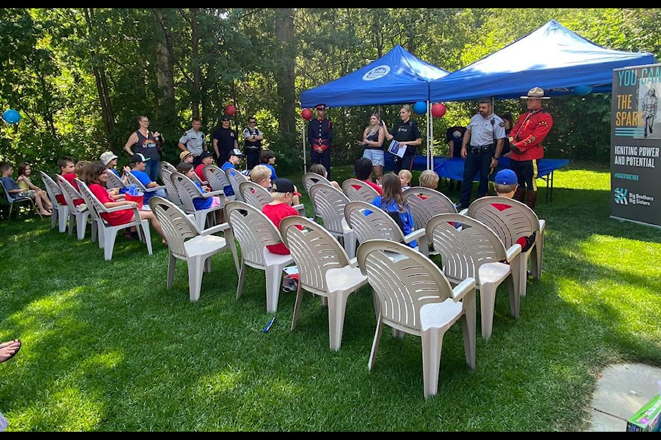 The graduation ceremony for this year's Kids and Kops Summer Day Camp in Lacombe, which ran earlier this month.
(Photo submitted)