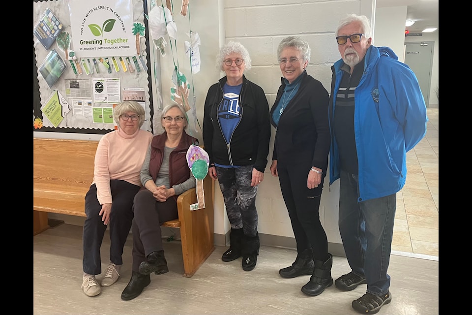 Members of the Green Team at St. Andrew's United Church are excited about marking the United Church of Canada's 100th anniversary with the planting of 100 trees in Lacombe.
(Mark Weber/Lacombe Express)