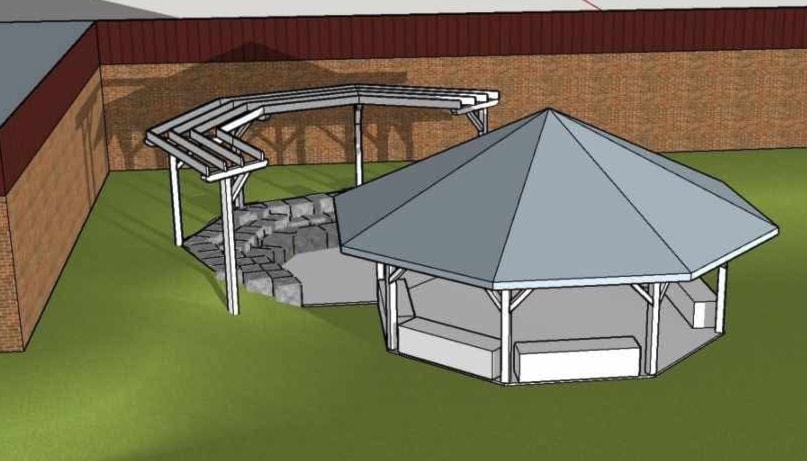 A fundraiser is underway at Rimbey Elementary School for a new outdoor classroom.
(Image submitted)