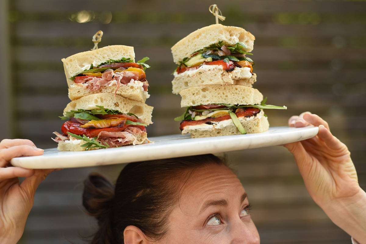 Stacked sandwiches discount