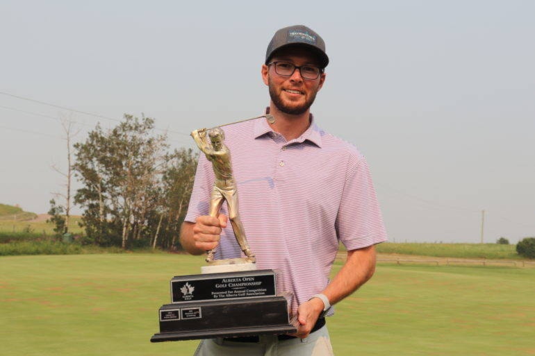 Two-time Alberta Open champion Riley Fleming of Airdrie, Alberta. (Photo Provided by Alberta golf)