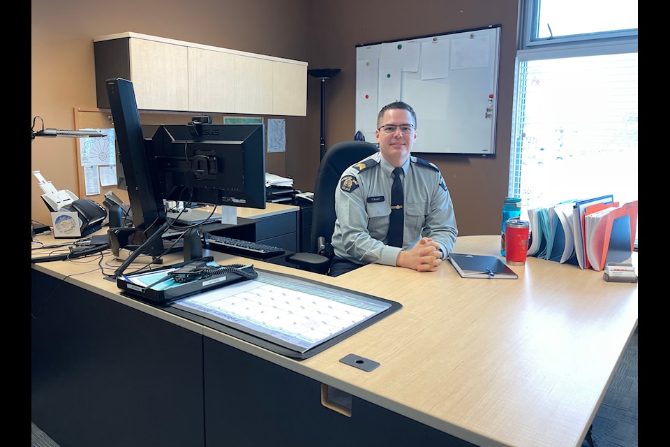 The Chronicle met with the new RCMP Detachment Commander on Day 4 of his new role to find out more about his background and priorities for the town.