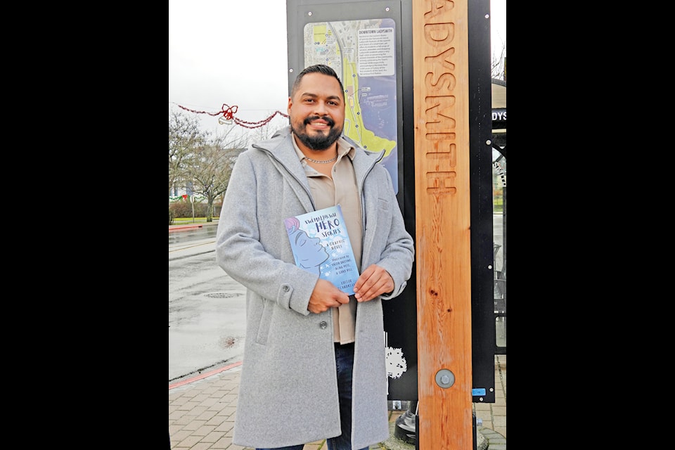 Ladysmith resident and CHEK news journalist Tchadas Leo has launched a new graphic novel in collaboration with elders and three indigenous artists. The novel, three years in the making, originates from indigenous stories recorded almost 40 years ago.