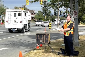 Speed reader boards return as RCMP step up enforcement in Ladysmith