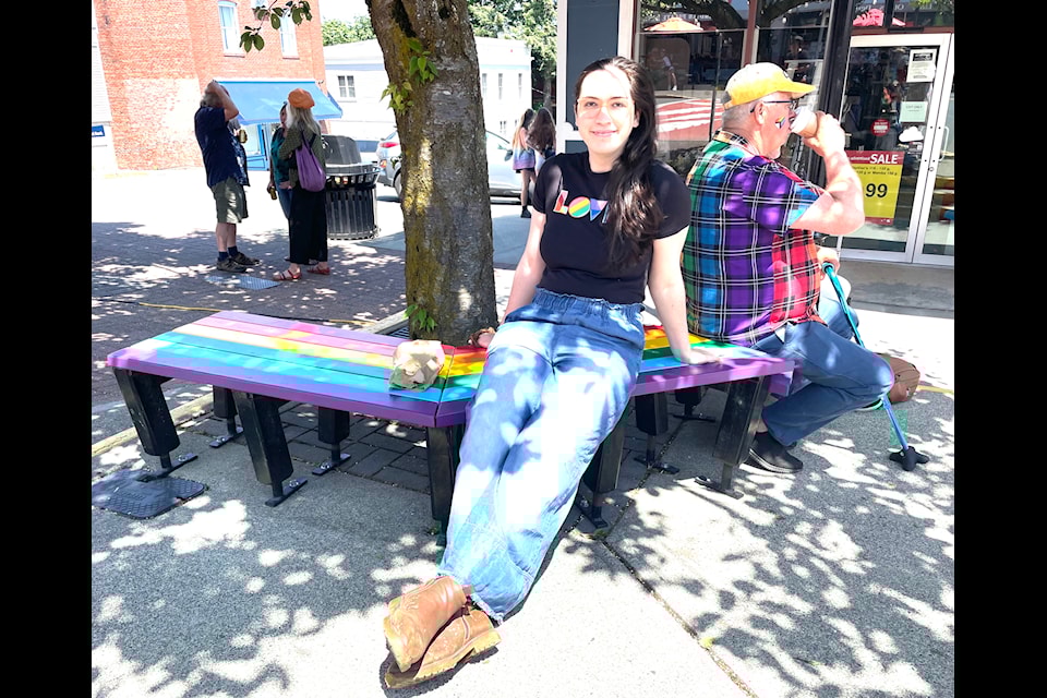 Adriana Cumming-Teicher reflected on ideas of small versus big town attitudes towards Pride. 'I will always think of kids.'