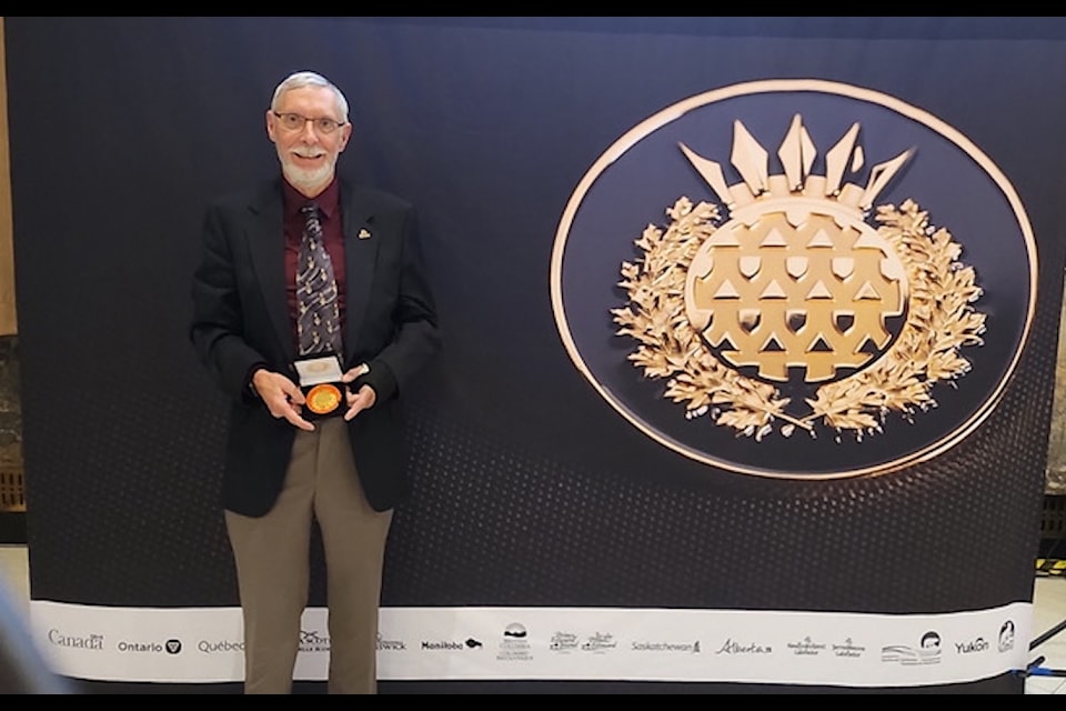 Deputy Station Leader Ross Davis, of Station 29 in Ladysmith accepted the award on behalf of the station's 31 volunteers.