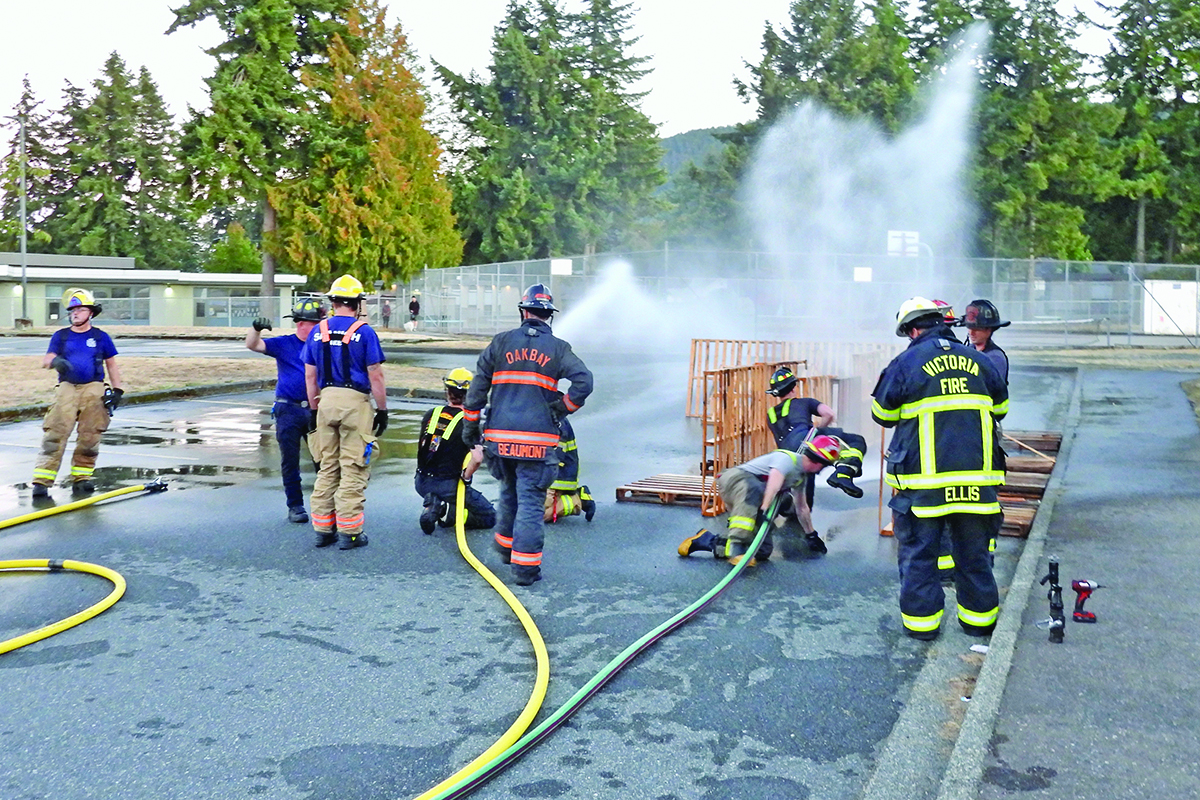 F.O.O.L.S. converge on Ladysmith for firefighting demos