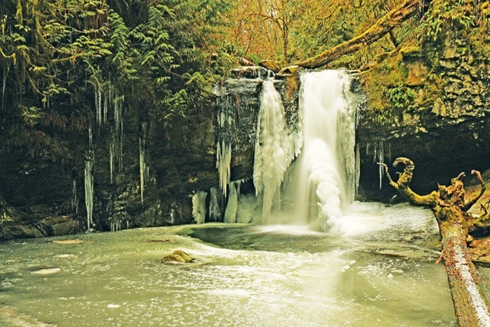 Frozen Ford Falls
