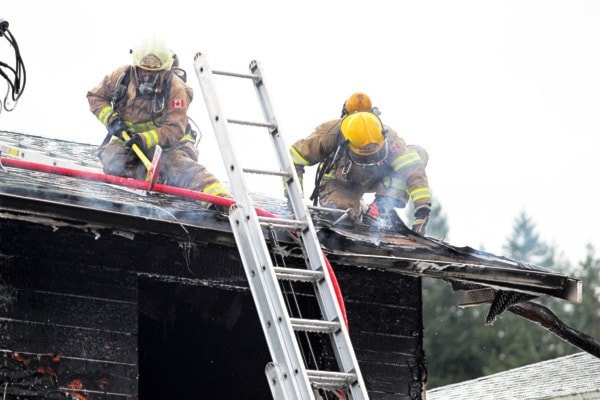 Cook Street Fire in Chemainus