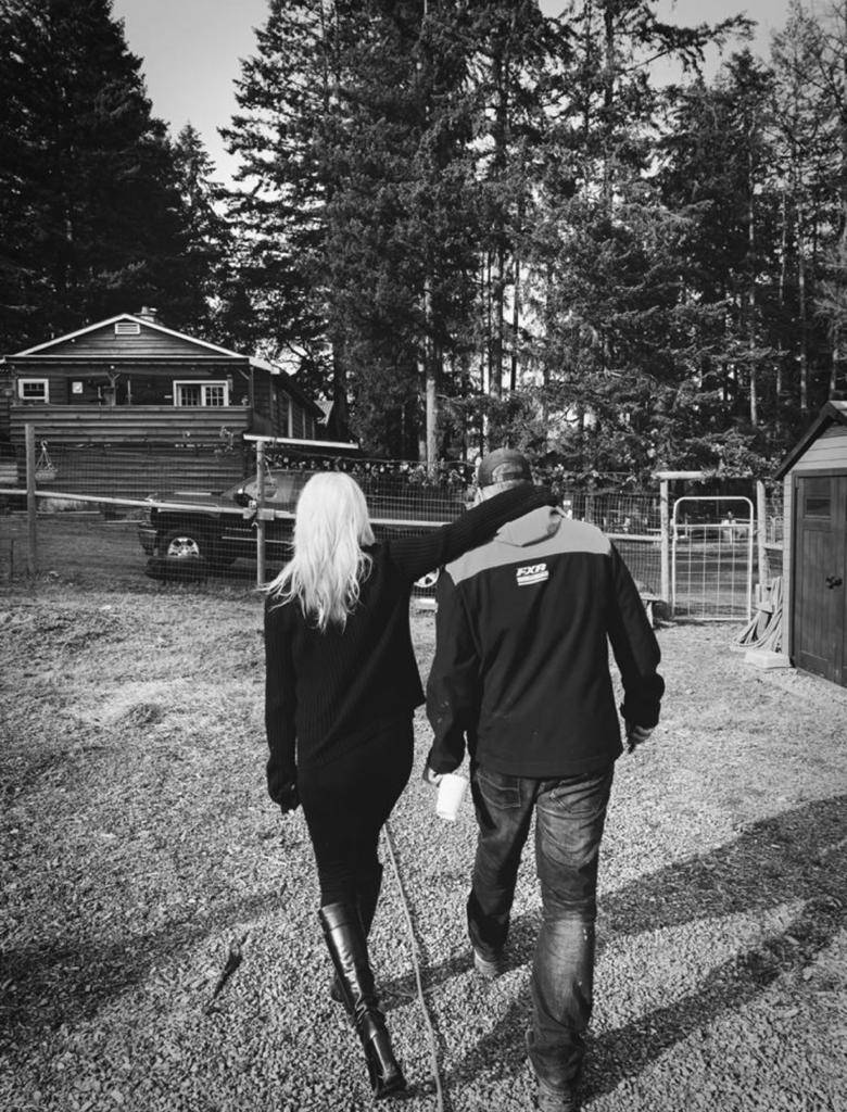 Pamela Anderson and her partner Dan Hayhurst say theyre looking to do more community projects in the future. (Submitted photo)