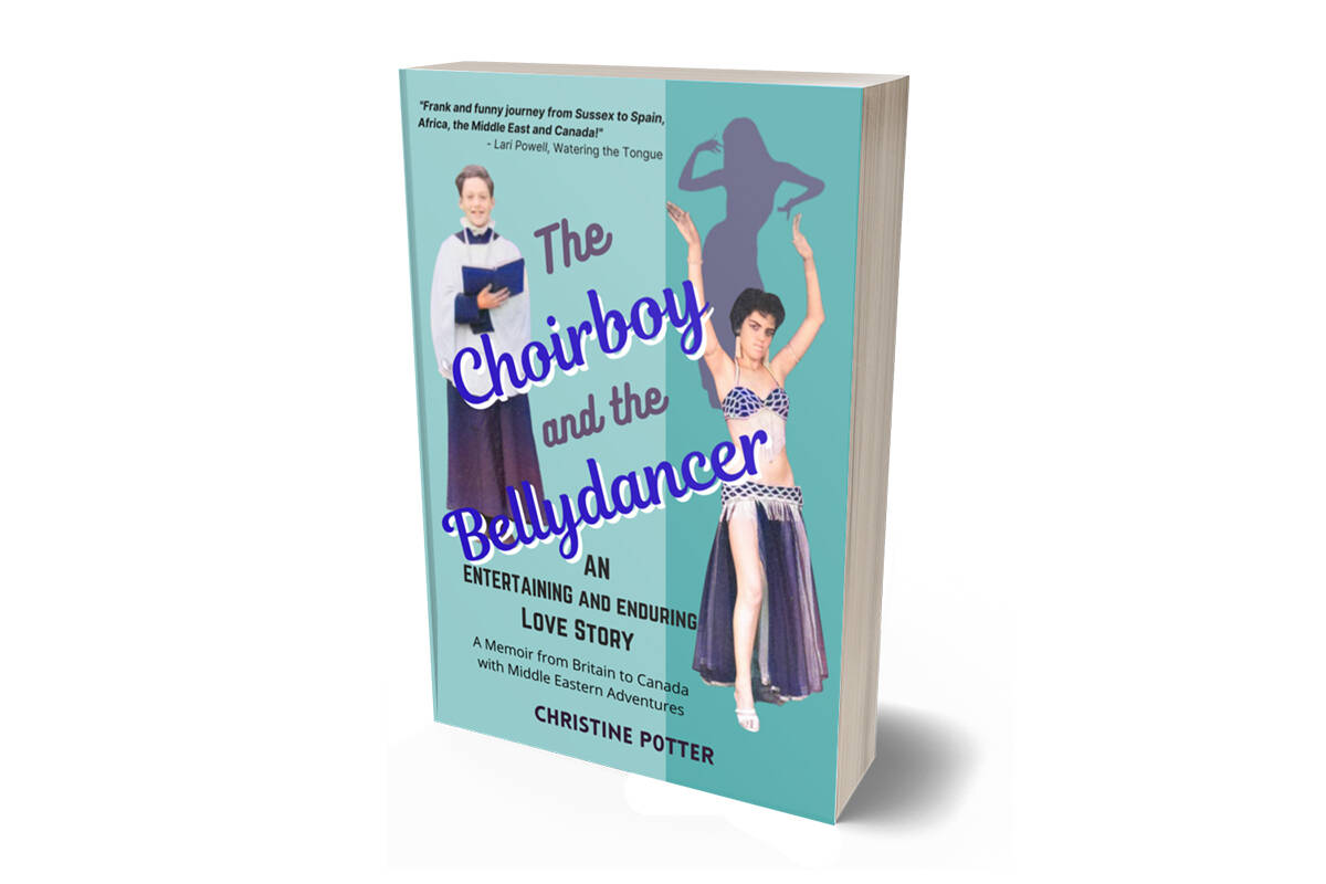 The Choirboy and the Bellydancer is a memoir written by Christine Potter. It is a love story of the Fort Langley couple who met in the U.K as teenagers and moved to Canada in late 90s.