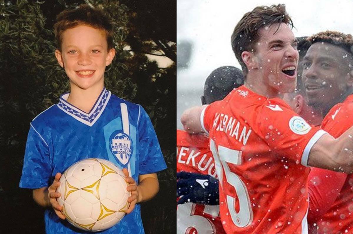 Joel Waterman has gone from Aldergrove Youth Soccer Club to Major League Soccer. Now, he has realized a lifelong goal of playing for Canada at the FIFA World Cup. He was officially named to the team Nov. 13. (Right: Stuart Gradon photo)