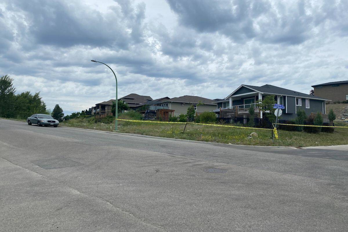 The Kelowna RCMP are investigating a home in an Upper Mission neighbourhood following two people found dead in a home on Thursday, June 8. (Jen Zielinski/Black Press)