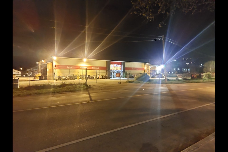 Several residents of Woodsdale Place in Lake Country say security lights from the Home Hardware across the street are disrupting their rest and comfort.