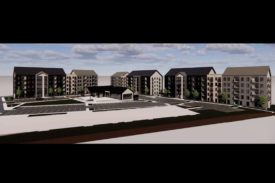 Conceptual rendering of Phases I and II for a Westpoints Development project at Bottom Wood Lake and Beaver Lake roads.