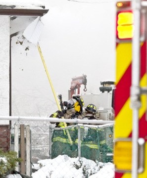 house on fire Rutland and McCurdy road Kelowna