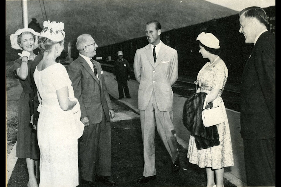 The Royal’s 1951 visit to Revelstoke. (Photo by Revelstoke Museum and Archives #17)