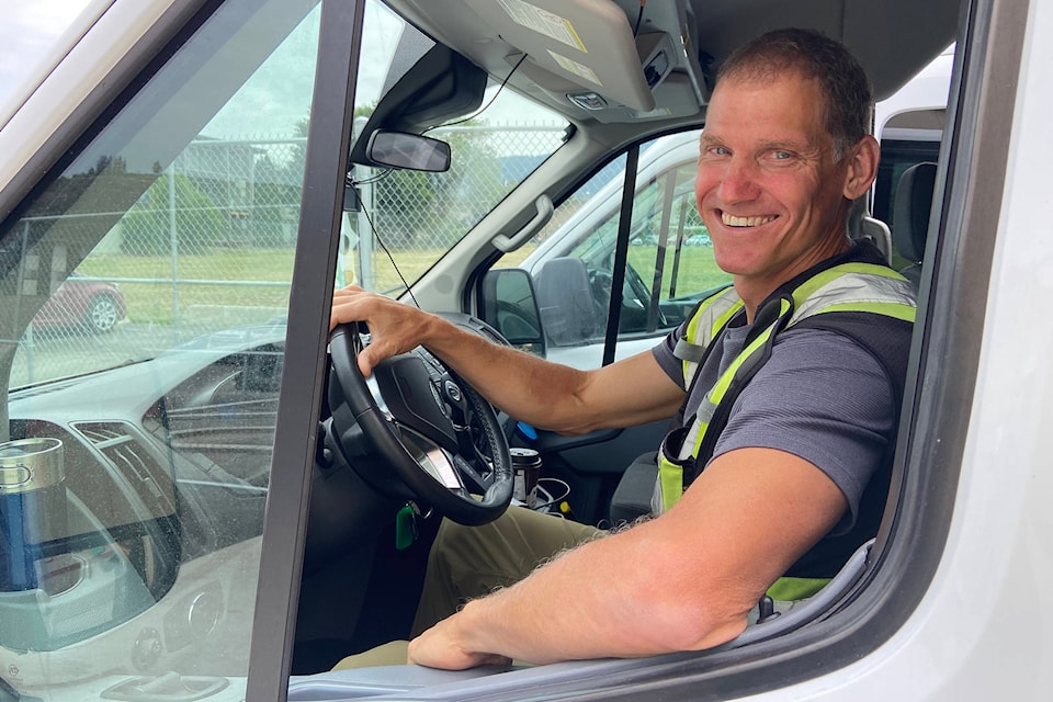 Maven Lane transportation manager Kevin Lane has been nominated as an educational hero for keeping the laughter and smiles rolling. (Jennifer Smith - Morning Star)