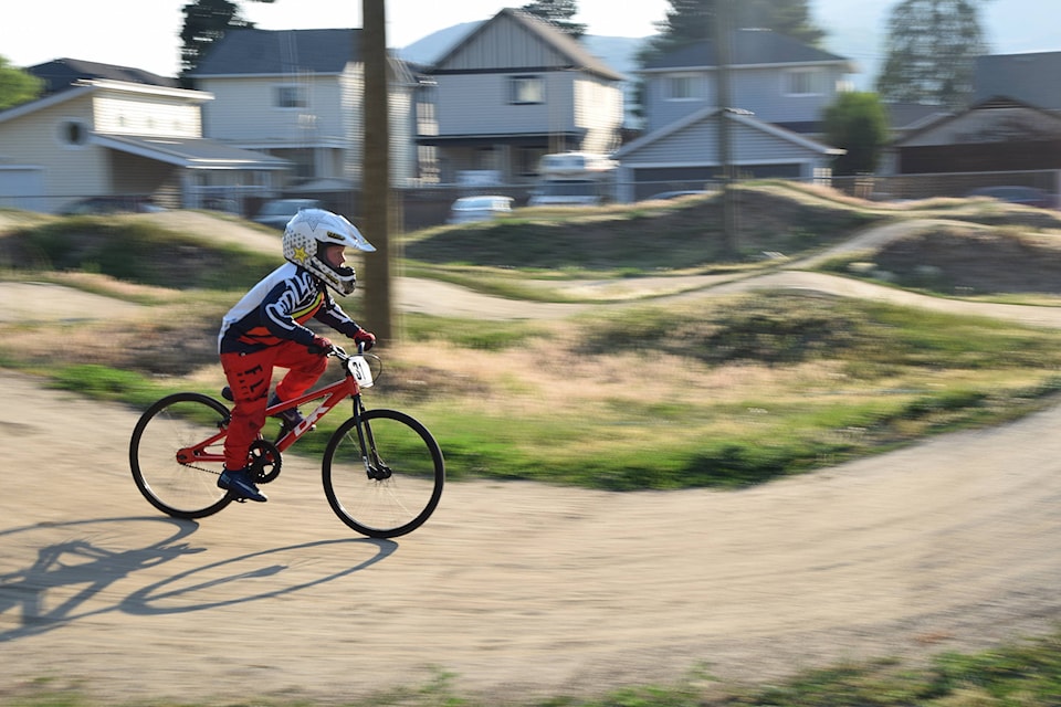 Vernon BMX held its first race night July 6, 2021. (Caitlin Clow - Vernon Morning Star)