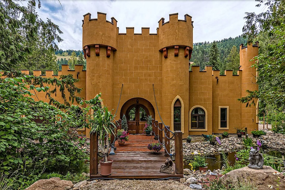 A castle, hidden in the forests of Cherryville, is listed for sale for $3.45 million. (Cheryl Soleway/Sotheyby’s International Realty)