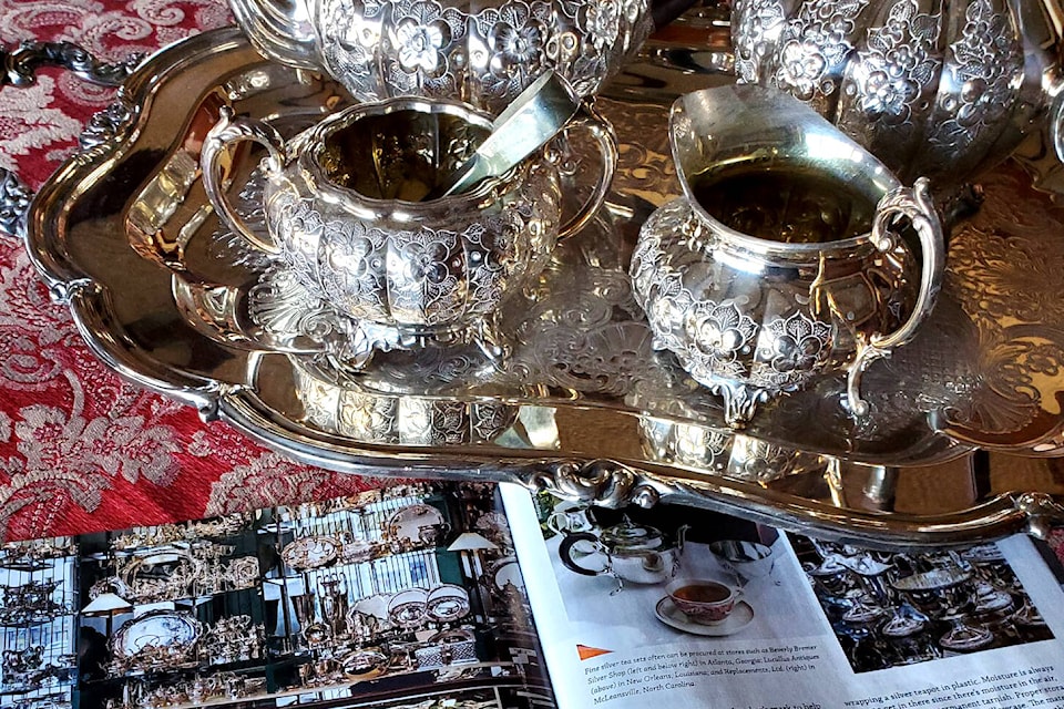 A silver tea service was stolen from Mackie Lake House. (Contributed)