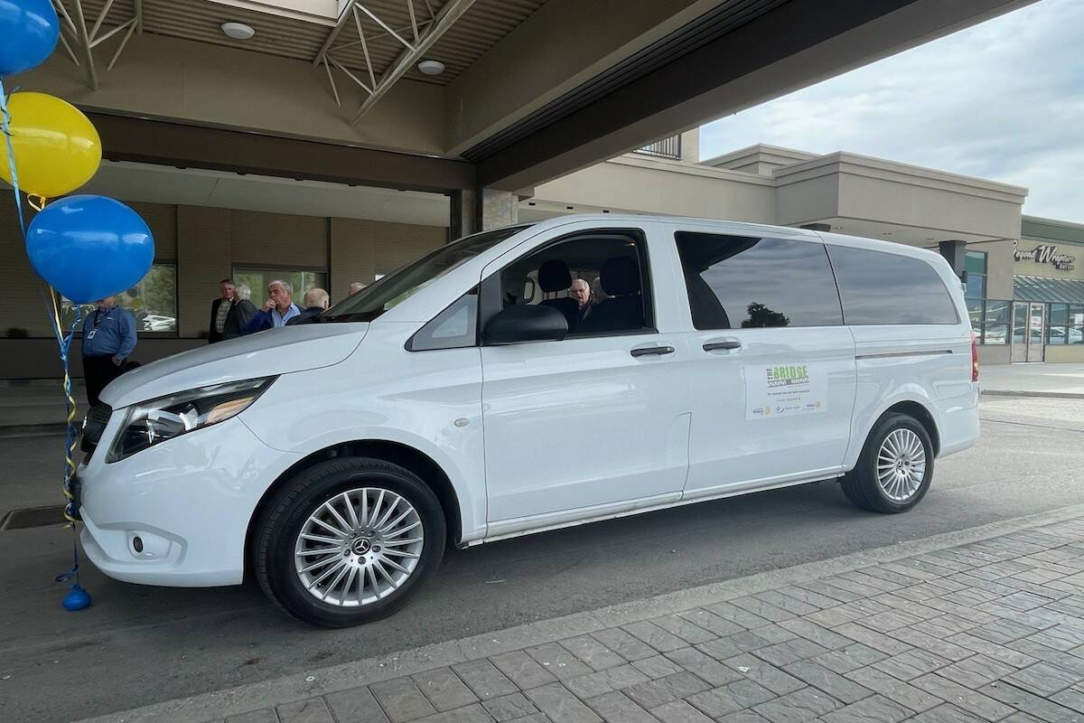 The Bridge Youth and Family Services was able to purchase a Dodge minivan with help from the Rotary Club of Kelowna. (Gary Barnes/Capital News)