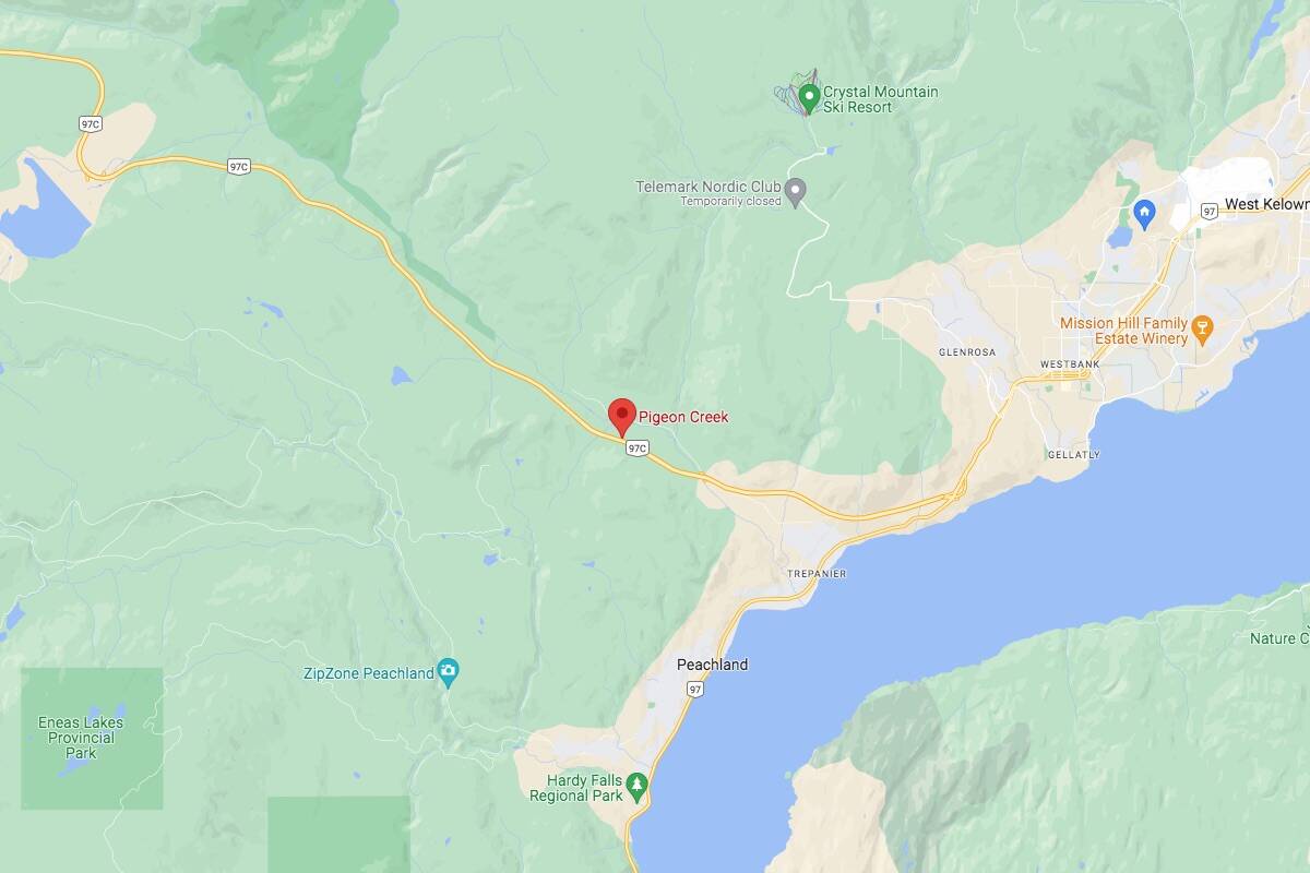Pigeon Creek. (Google Maps)