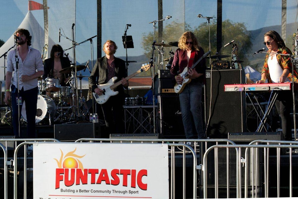 On Friday night, Chase the Bear rocked out the stage at the annual Funtastic A&W Music Festival. (Keith Hustler Photo)