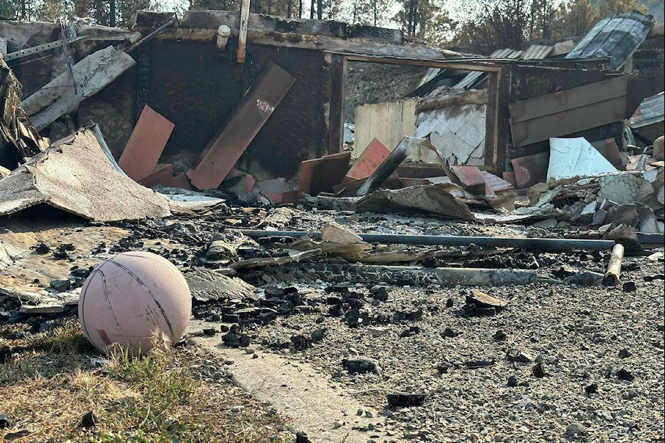 Devastating from a burn home caused by the Walroy Lake wildfire in Kelowna. (Brittany Webster/Capital News)