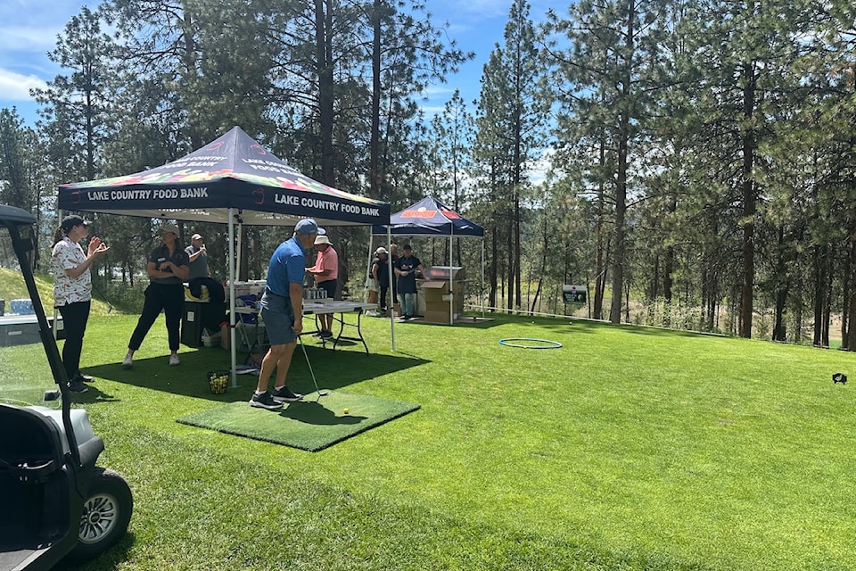 More than 100 golfers participated in the first charitable golf tournament to support the Helping Through Sharing Network that was started by the Lake Country Food Bank. The tournament was held on May 29, 2025. 