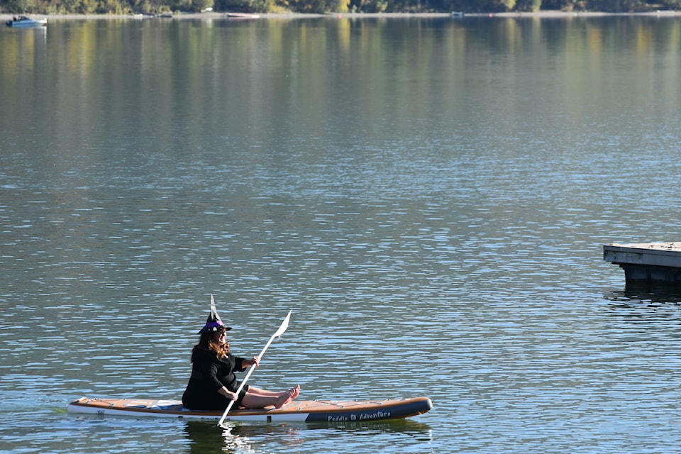 The 3rd annual Witches Paddle took place at the Oyama end of Wood Lake on Saturday, Oct. 12.