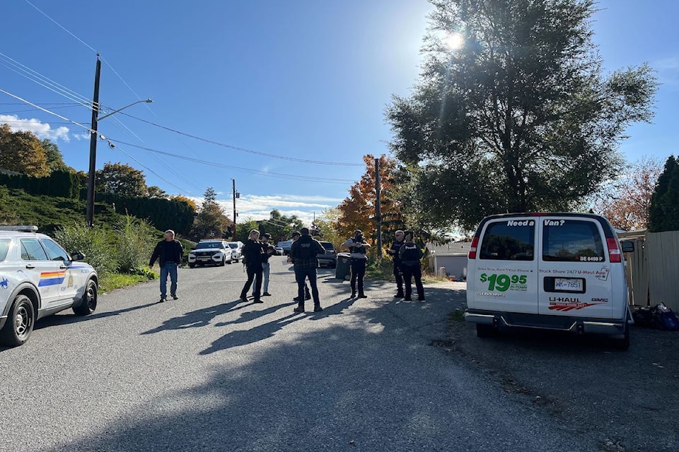  RCMP and the Emergency Response Team were called to a home at Russel and Pheasant roads in Lake Country on Oct. 24, 2024.