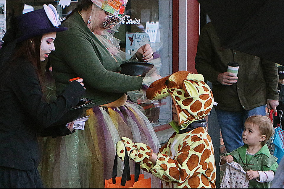 There are kids in plenty in Downtown Duncan for Spooktacular, this year on Saturday, Oct. 27. (Citizen file)