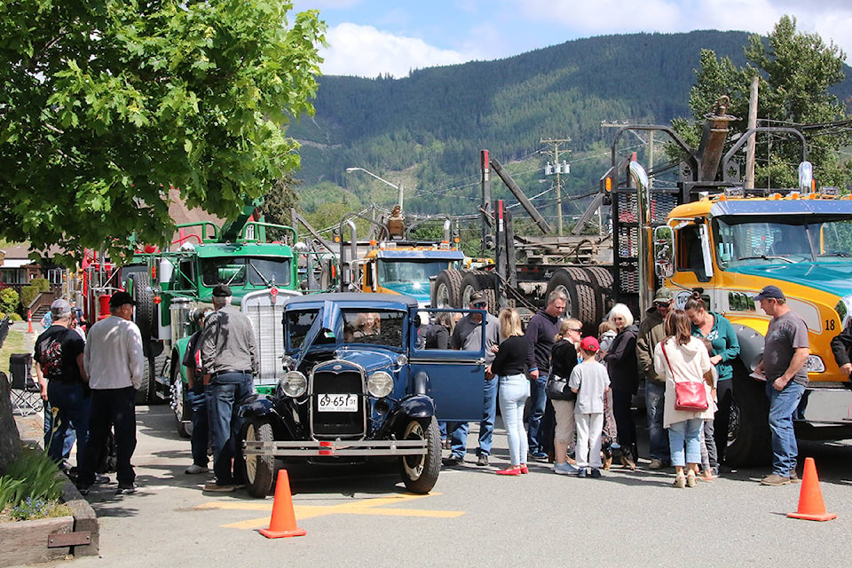 Heritage Days at Lake Cowichan is all about meeting old friends and enjoying activities like the annual truck parade.