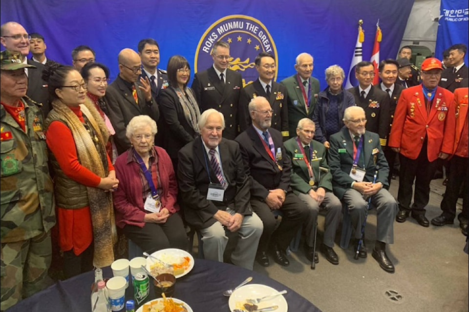Veterans of the Korean War were awarded the Korean Peace Medal at a ceremony in December of 2019. (Submitted)