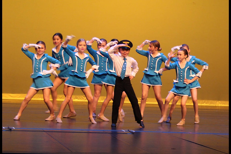 The Mini Competitive Jazz dancers perform to ‘Ain’t No Other Man’. (Andrea Rondeau/Citizen)