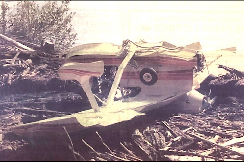 ”It was reportedly inaccessible but Stewart Mossman’s log salvaging equipment went where no man would go — nearly 300 feet down into Lake Cowichan to salvage the Republican Sea Bee Float Plane which crashed into Lake Cowichan and sank on Sept. 27. Sole occupant and pilot was rescued from the plane before it sank and it had been determined to leave the plane in its resting place as most divers are only licensed to go to a 150 foot depth. But, with the aid of a sonar, Mossman located the plane and was able to raise it. Mossman will salvage what he can for his own costs.” (Lake News, Sept. 24, 1997)