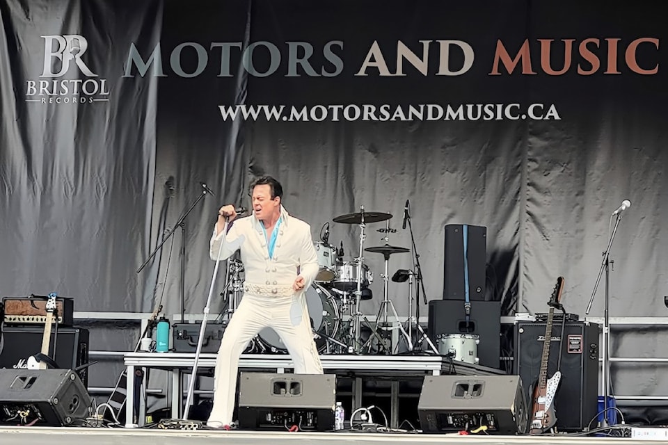 Steve 'Elvis Elite'  Elliott will be back to perform at the 3rd Annual Motors and Music Car Show and fundraiser at Kwantlen Polytechnic University’s Langley campus in support of  tuitions and scholarships for children of fallen officers. It’s set for Saturday, Aug. 17 from 10 a.m. to 3 p.m. at 20901 Langley Bypass.