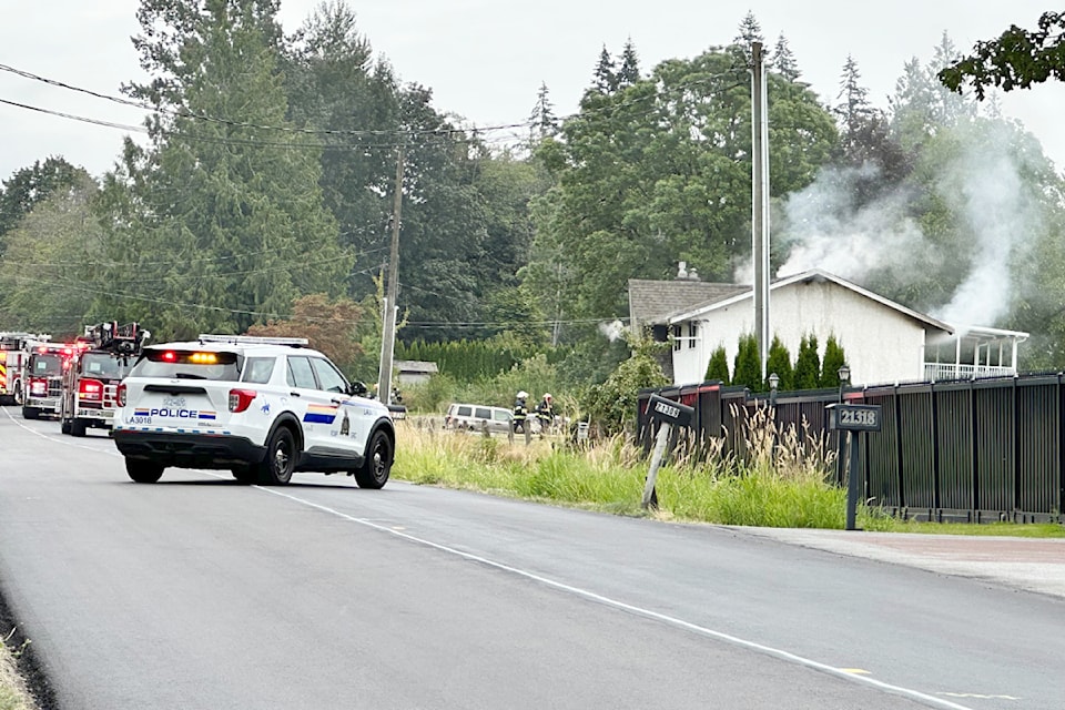 Firefighters were on scene at a house fire in South 91ԭ on Friday, Aug. 16.