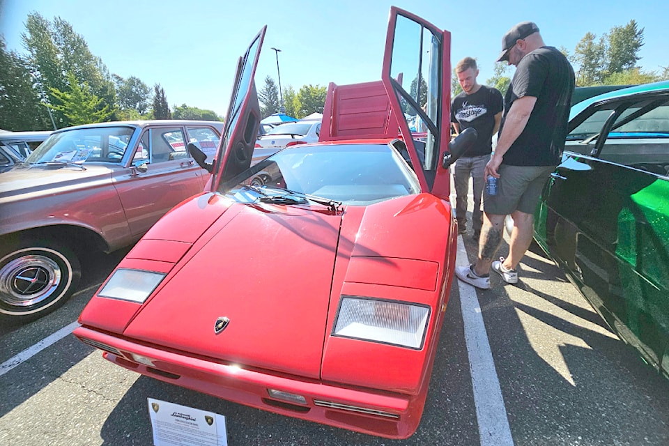 The third annual Motors and Music fundraiser drew crowds to the Kwantlen Polytechnic University parking lot in 91ԭ City on Aug. 17.