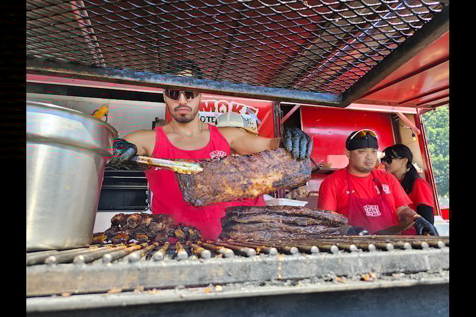 It's day two of 91ԭ RibFest at McLeod Park, which had a record setting opening on Friday. It's open till 9 p.m.
