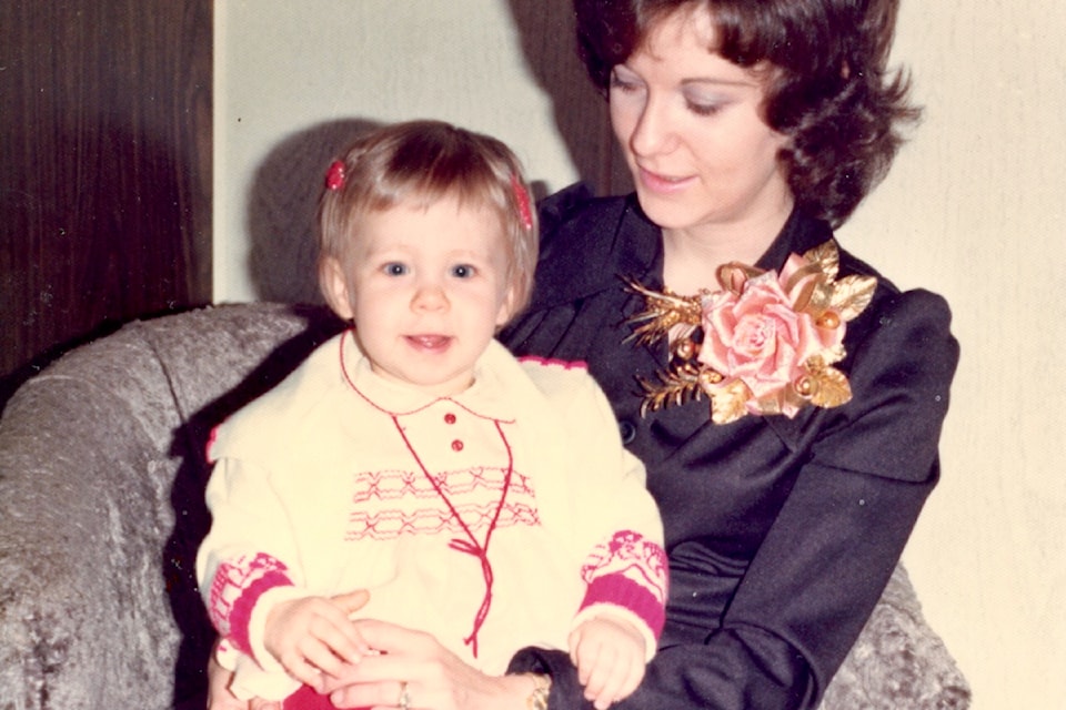 Mom and I when I was very young. I found this old one of us at Christmas and its always been one of my favourites.