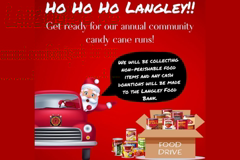 Township of 91ԭ Firefighters Charitable Society has organized Candy Cane Runs in five local neighbourhoods.
