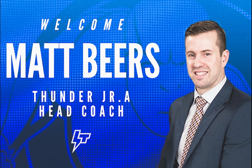 With the BC Junior A Lacrosse League just over four months away, 91ԭ Thunder have finalized the coaching and management staff for the team.
Matt Beers takes the reins as head coach. 
