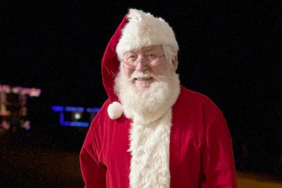 Darlene Kormant sent along a picture of her husband, who bears a striking resemblance to a famous chap in red. 