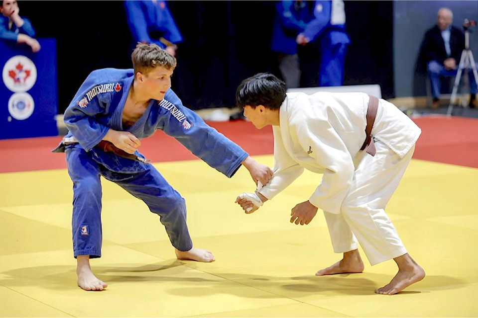 91ԭ's Amir Temirbaev (right) won gold at the Canadian Open Nationals in Montreal to win a spot at the Cadet World Championships in August in Lima ,Peru