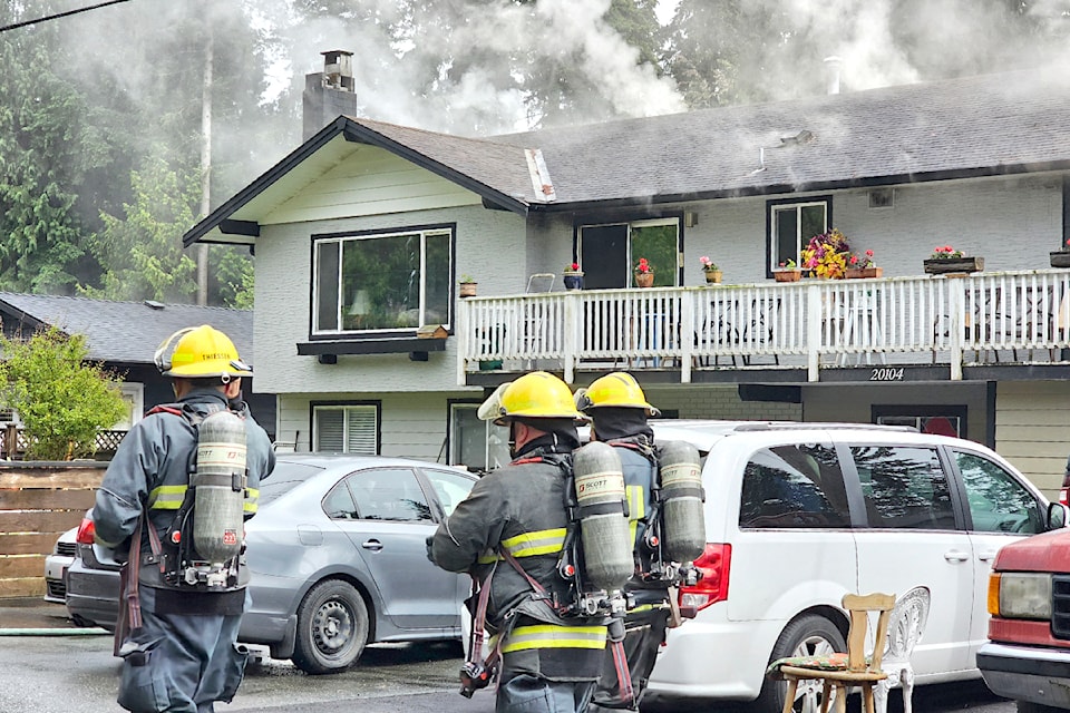 Multiple fire crews were called to a house fire in the 20100 block of 43 Ave. on Sunday afternoon, June 16