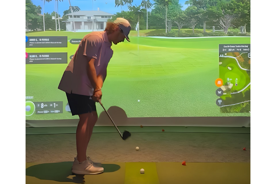 A golfer line up a shot in a dawn-to-dusk 'golfathon' June 10-11 at Haus of Golf in 91ԭ to raise money for ALS research.